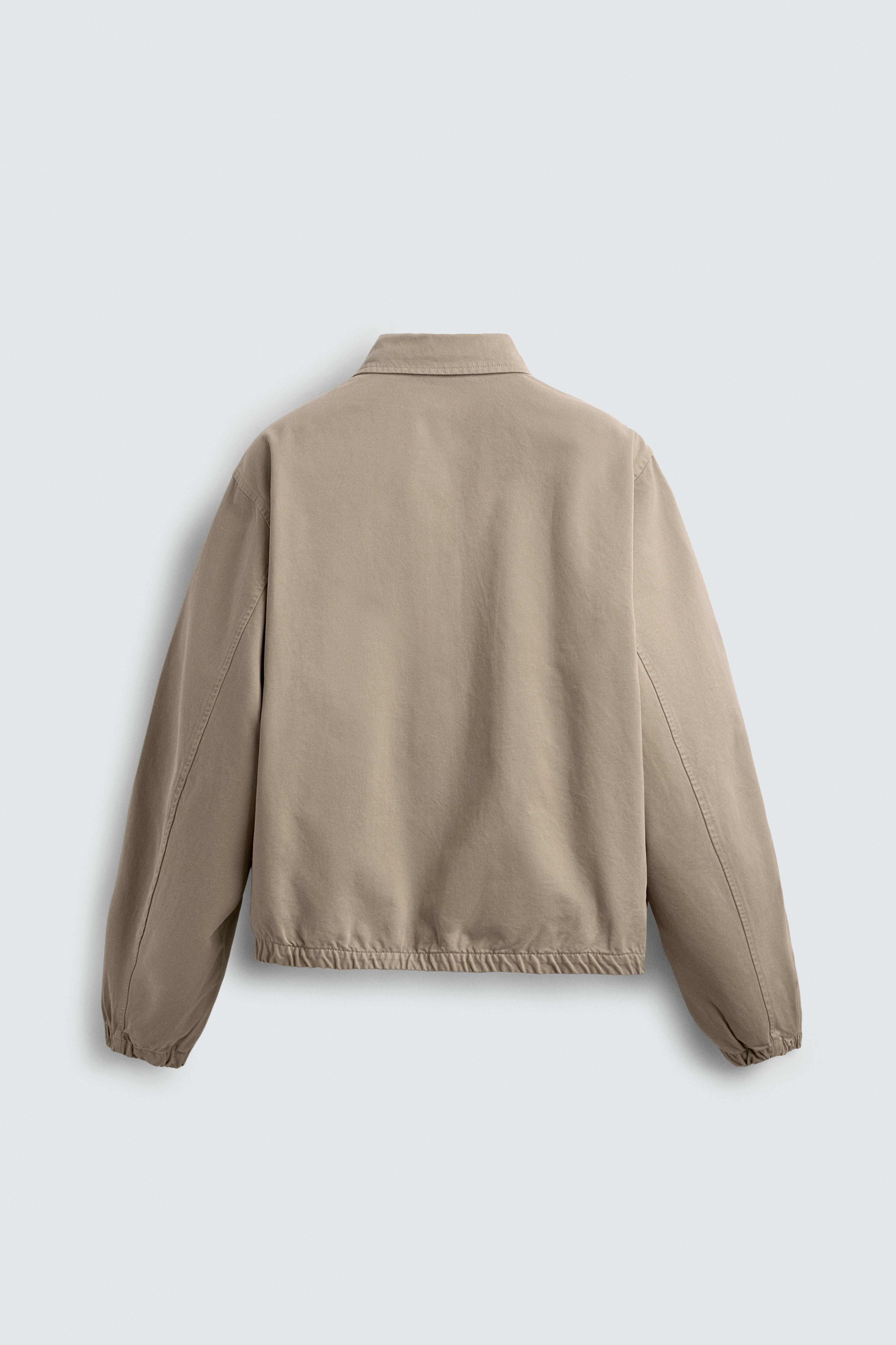 WASHED COTTON REGULAR FIT JACKET